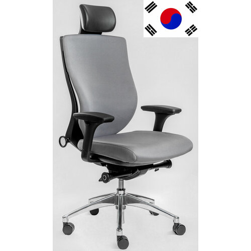 Компьютерное кресло FALTO Trium универсальное, обивка: текстиль, цвет: серый/черный