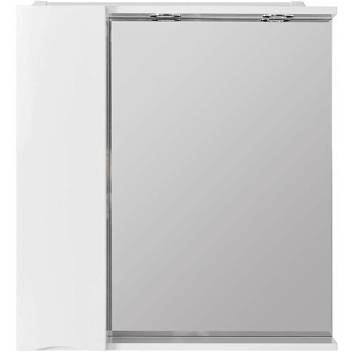 Зеркальный шкаф BelBagno MARINO-SPC-600/750 Bianco Lucido, левый