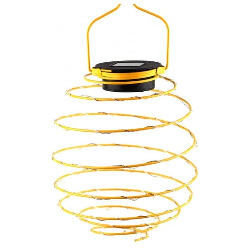 ЭРА Садовый светильник Спираль ERASF024-28 светодиодный, 0.06 Вт, лампы: 20 шт., цвет арматуры: желтый, цвет плафона желтый