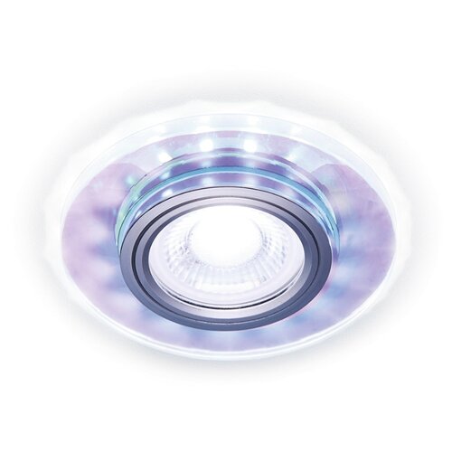 Светильник Ambrella light Compo LED S211 PR/WH, GU5.3, 10 Вт, нейтральный белый, цвет арматуры: хром, цвет плафона: хром