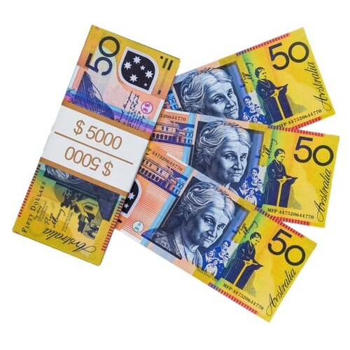 Забавная пачка денег 50 австралийских долларов, сувенирные деньги для розыгрышей и приколов