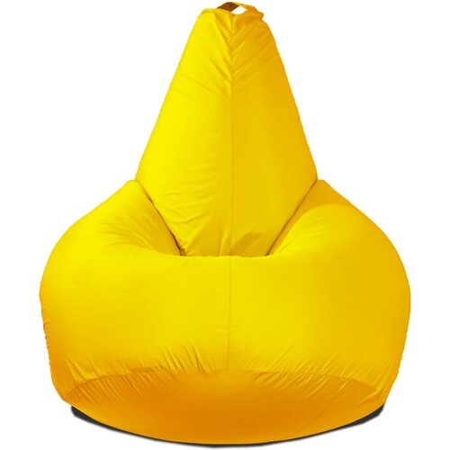Кресло-мешок Груша Желтый цвет (размер XL) PuffMebel, ткань Дюспо
