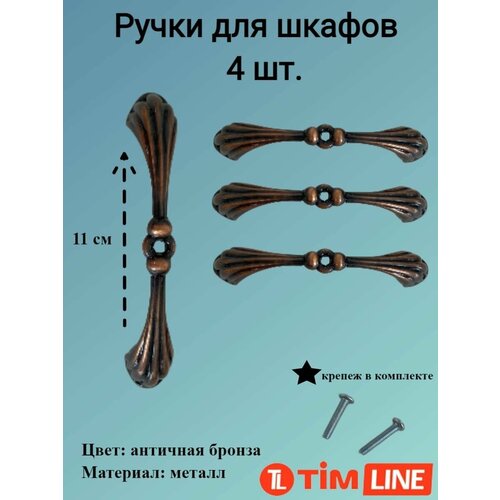 Ручки для ящиков и дверей шкафов TIMLINE