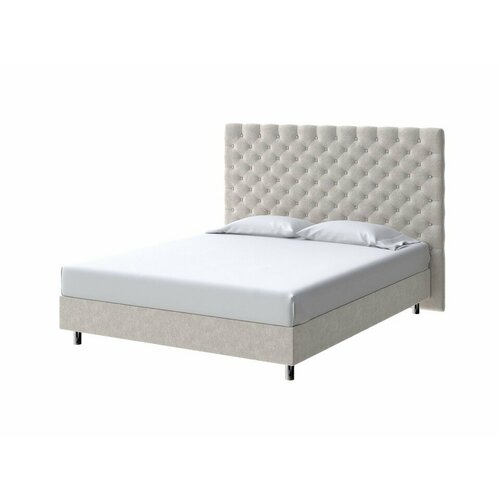 PROxSON Кровать Paris Boxspring Standart (Ткань: Велюр Gratta 1 Шампань) 160x200