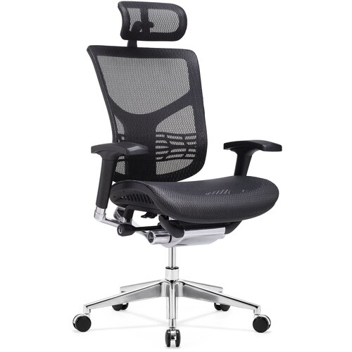 Кресло для руководителя FALTO Expert Star, обивка: текстиль, цвет: черная сетка