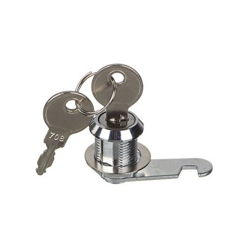 Ключ для замка ЕРМАК почтовый 20 мм, установочный размер: 19 мм, вид петли: накладная, длина: 2 см, D: 2.2 см, серебристый
