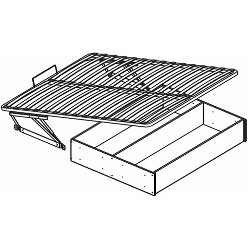 Основание для кроватей 1,4 марки тэкс ортопед. подъемный механизм с ящиком