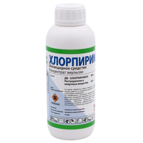 Хлорпиримарк 48% средство от клопов, тараканов, блох 1 литр