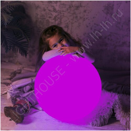 Детский шар-ночник 50 см RGB Accum_YM