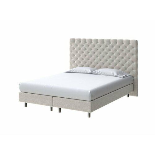 PROxSON Кровать Paris Boxspring Elite (Ткань: Велюр Gratta 1 Шампань) 120x200