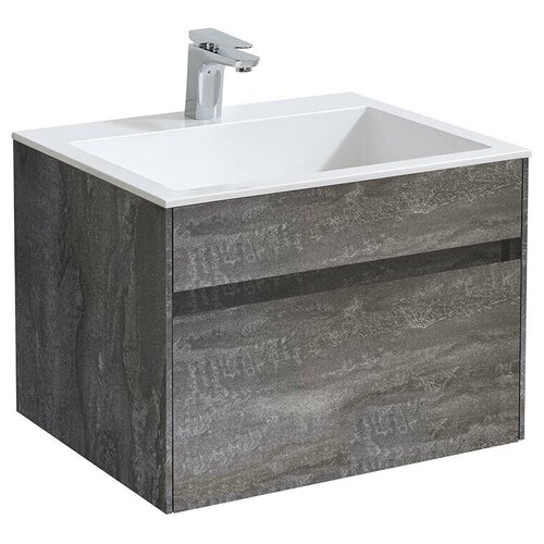 Тумба с раковиной Vincea Chiara 600 G.Stone, White