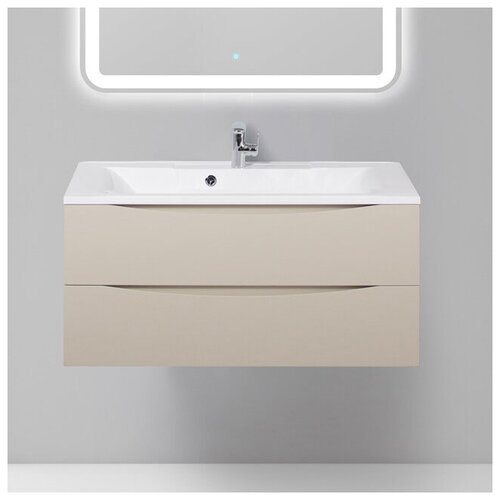 Тумба с раковиной BelBagno Marino 100 crema opaco