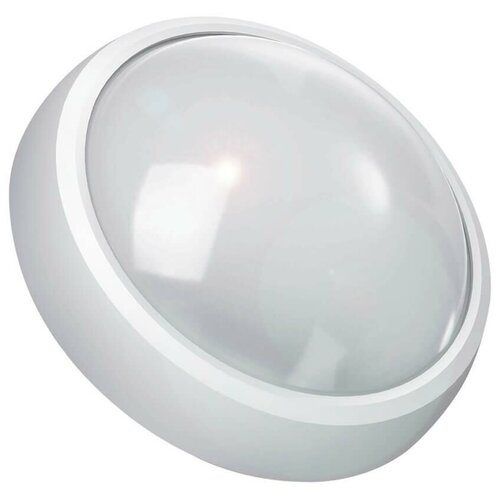 Настенно-потолочный светильник gauss Eco 142411212-S, 12 Вт, кол-во ламп: 1 шт., кол-во светодиодов: 20 шт., 4000 К, цвет арматуры: белый, цвет плафона: белый