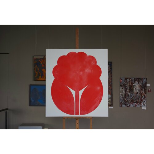 Картина «Цветок 5»‎, 120x130 см, холст, масло