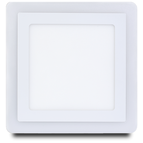 Настенно-потолочный светильник SmartBuy SBLSq1-DLB-13-65K-O, 13 Вт, 5000 К, цвет арматуры: белый, цвет плафона: белый