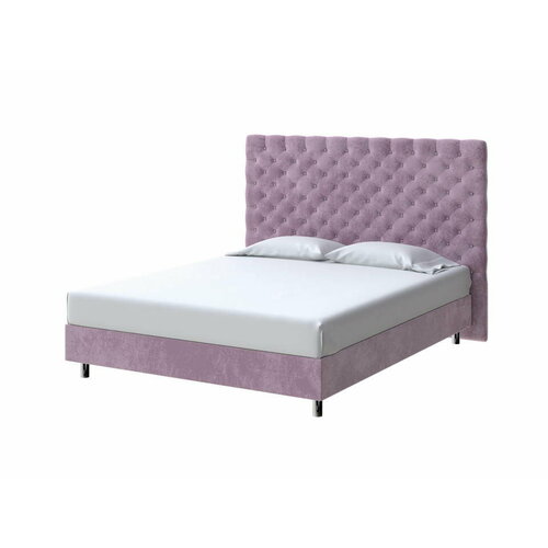 PROxSON Кровать Paris Boxspring Standart (Ткань: Велюр Лофти Слива) 160x200