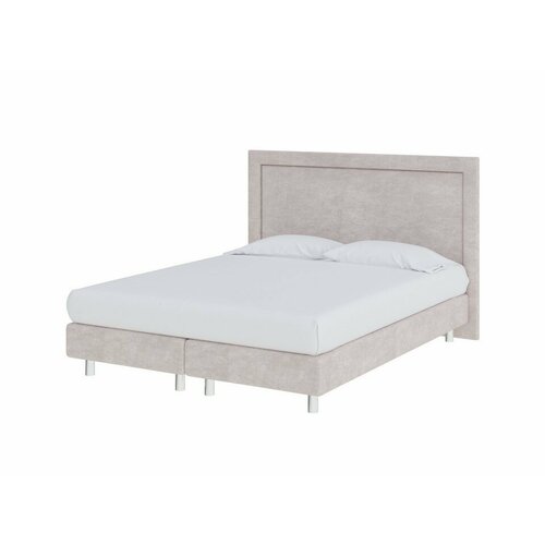 PROxSON Кровать London Boxspring Lift (Ткань: Велюр Лофти Бежевый) 200x200