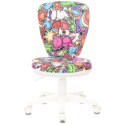 Компьютерное кресло Бюрократ KD-W10 детское, обивка: текстиль, цвет: мультиколор маскарад