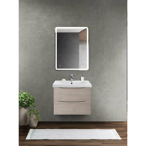 Тумба под раковину подвесная с ящиками 564x440x500 BelBagno Rovere Grigio MARINO-CER-600-2C-SO-RG-P