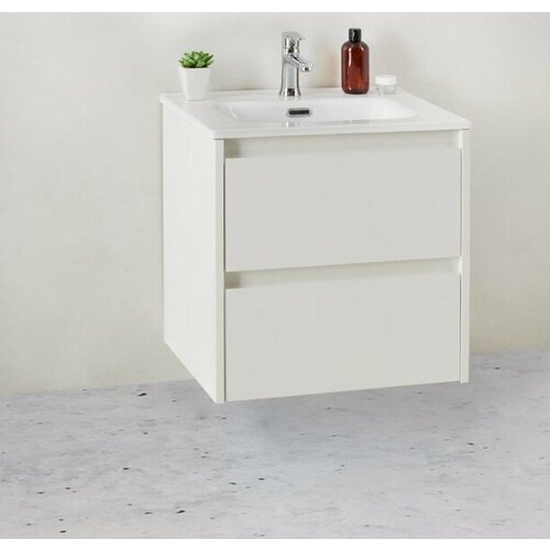 BelBagno База под раковину Belbagno KRAFT 39-500/390-2C-SO-BO 50 cм подвесная с 2 ящиками, Bianco Opaco