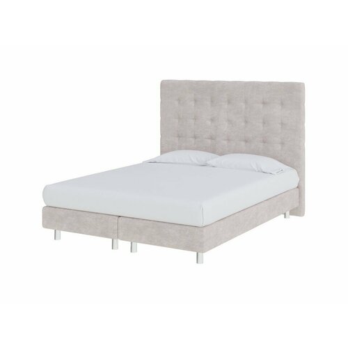 PROxSON Кровать Madrid Boxspring Lift (Ткань: Велюр Лофти Бежевый) 160x200