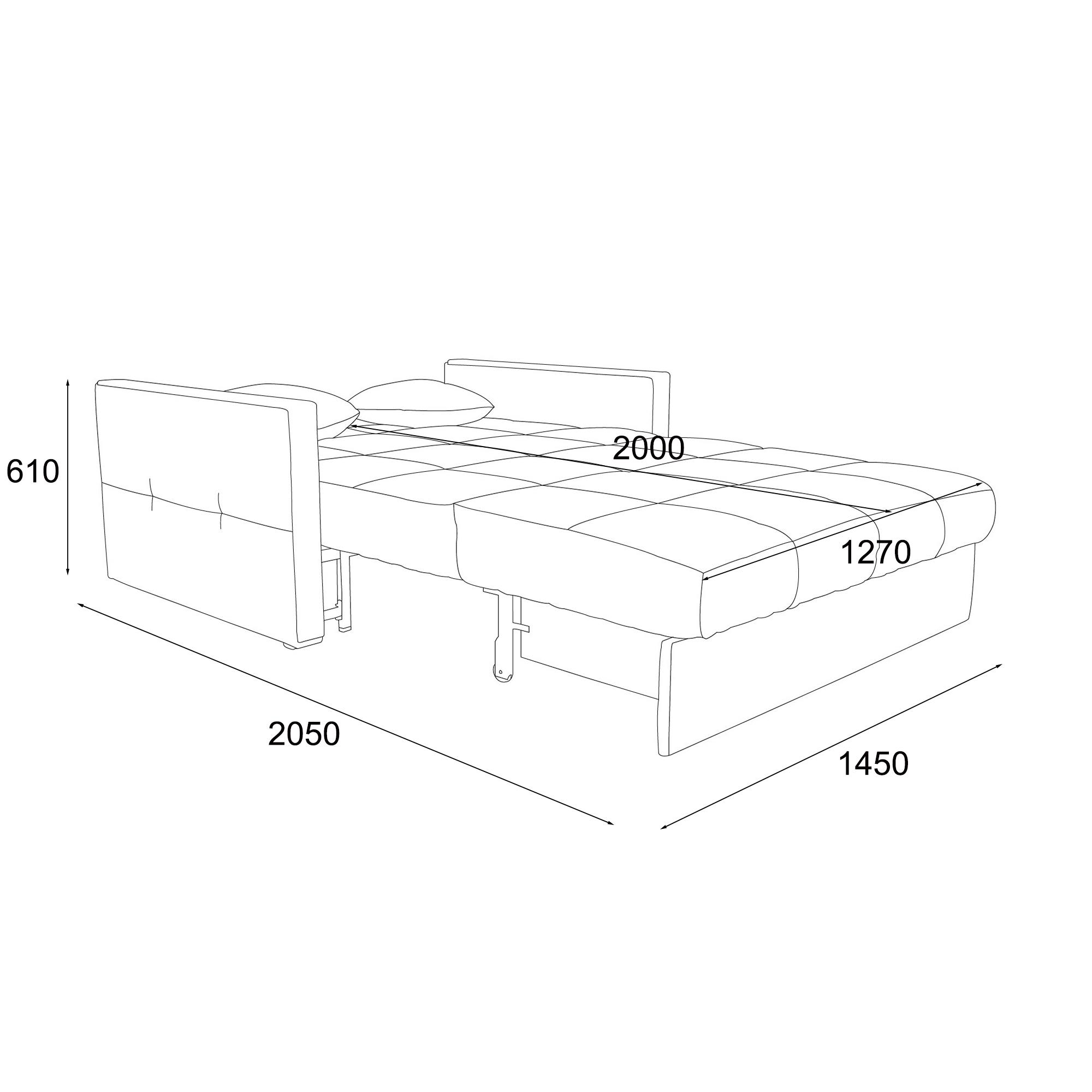 Lazurit Диван Бристоль 1,2