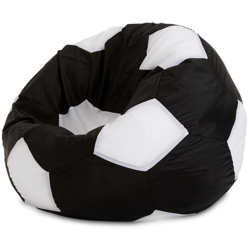 Пуффбери кресло-мешок Мяч XXL черный/белый оксфорд 500 л