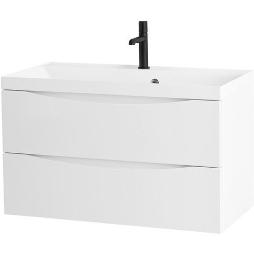 Тумба под раковину BelBagno Marino 80 см MARINO-800-2C-SO-BL-P цвет: bianco lucido