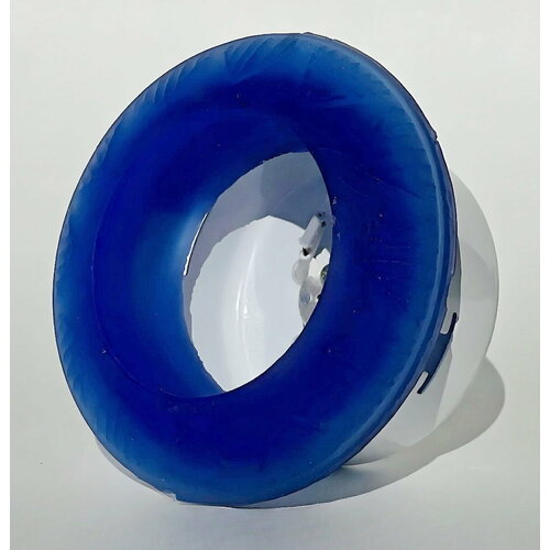Светильник встраиваемый стекло круглое 50w GU5.3 MR16 синий IP20 12В VT 577 Vito, VT577-50W/BLUE/MR16