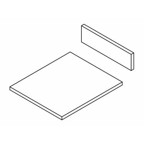 Комплект ЛДСП для ящика под духовку FRM0366, L=500 W=600 H=54