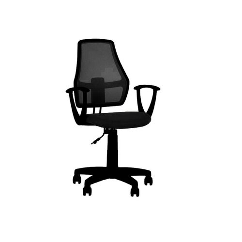 Кресло детское FOX GTP (спинка сетка OH/5, сиденье ткань С-11) черн.