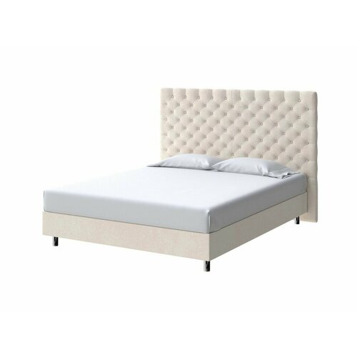 PROxSON Кровать Paris Boxspring Standart (Ткань: Велюр Casa Сахарный) 140x200