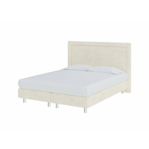 PROxSON Кровать London Boxspring Lift (Ткань: Велюр Лофти Айвори) 80x200