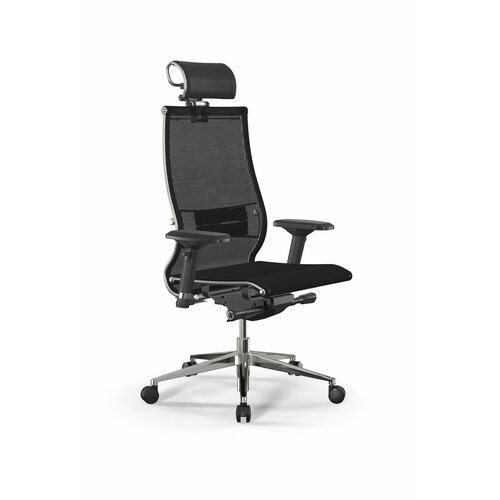 Компьютерное офисное кресло метта Samurai L2-5D - TS /Kc00/Nc00/D04P/H2cL-3D(M26. B32. G25. W03) (Черный плюс)