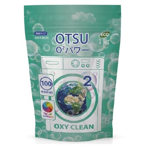 Отбеливатель-пятновыводитель OTSU Кислородный Oxy Clean, 1 л, 1 кг, для шерсти и шелка, универсальное