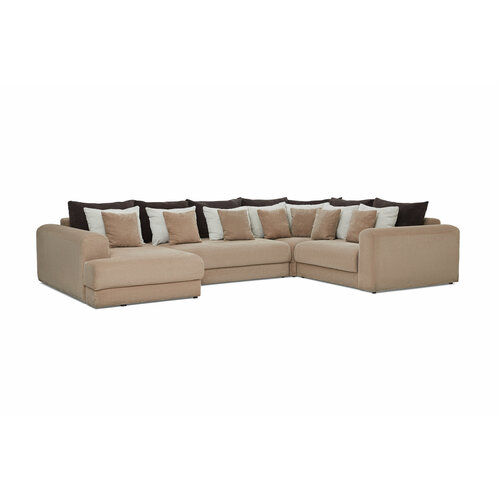 Угловой диван-кровать SOLANA Мэдисон, 361х84х179 см, цвет бежевый, с правым углом