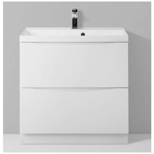 Тумба под раковину BelBagno Marino 60x85 bianco lucido MARINO-600-2C-PIA-BL-P