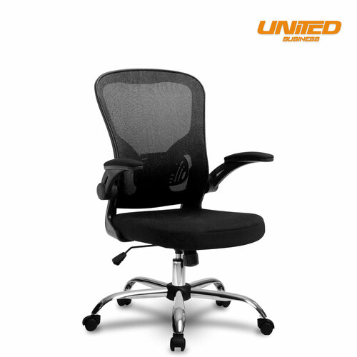 Кресло компьютерное UNITED SIMPLE, Black