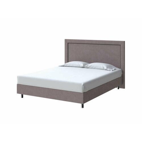 PROxSON Кровать London Boxspring Standart (Ткань: Рогожка Тетра Мраморный) 80x200