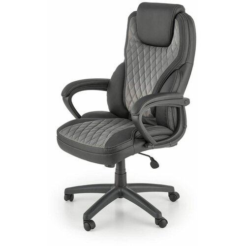 Кресло компьютерное Halmar GANDALF (черный/серый)
