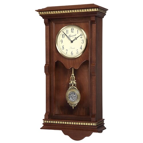 Часы настенные деревянные с маятником большие Granat GB 16316-2 размер 32x64,5 см