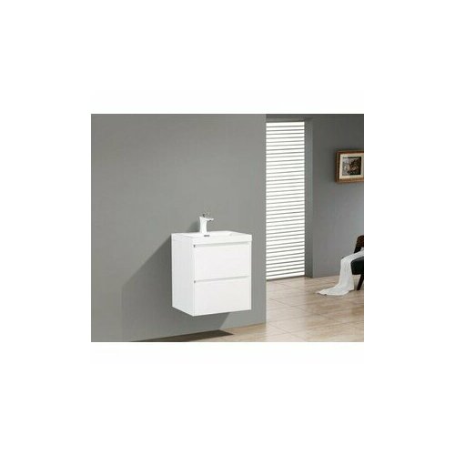 Тумба под раковину Belbagno PIETRA MINI Bianco Lucido подвесная PIETRA MINI-500-2C-SO-BL