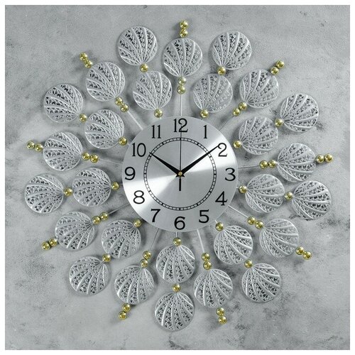 Часы настенные серия: Ажур "Ракушки" d=59 см циферблат 22 см