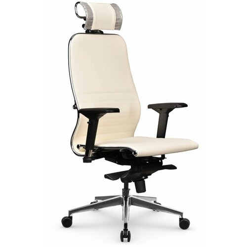 Компьютерное офисное кресло Metta Samurai К-3.041 MPES, Молочное