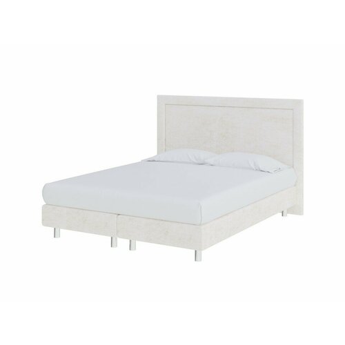 PROxSON Кровать London Boxspring Lift (Ткань: Велюр Лофти лён) 120x200