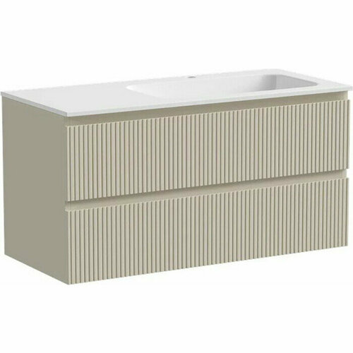 Тумба с раковиной Sancos Snob T 100х45 правая, Beige Soft (SNT100RCE, CN7015)