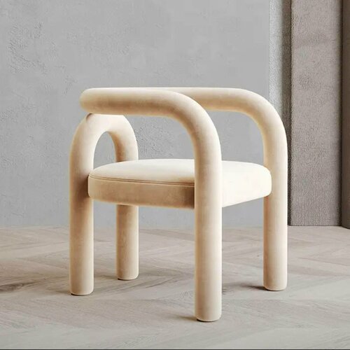 Кресло-стул в скандинавском стиле JOYLIVE, Бежевый