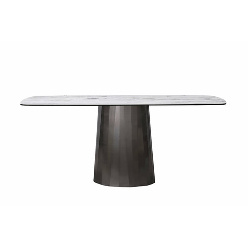 Стол обеденный керамический серый 57EL-91600