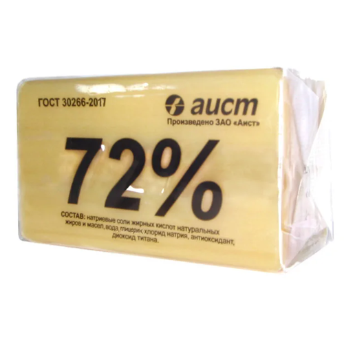 Мыло хозяйственное Аист, 72%, 200 гр.