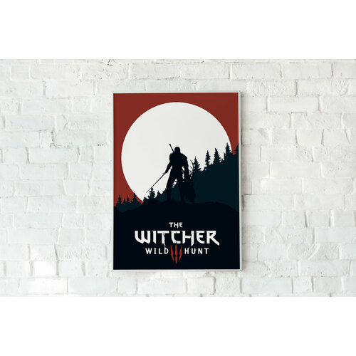 Плакат Ведьмак/The Witcher/ Плакат на стену 21x30 см / Постер формата А4